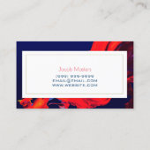 プロフェッショナル絵画、画家名刺 名刺 (裏面)