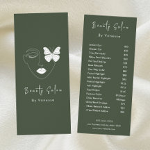 プロフェッショナル美しいサロン価格表サービス