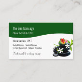 プロフェッショナル美しいマッサージ 名刺 (正面)