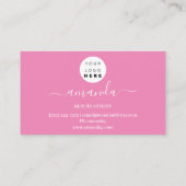 プロフェッショナル美しいメイクアップ金ゴールドラッシュレッドリップ 名刺 (裏面)