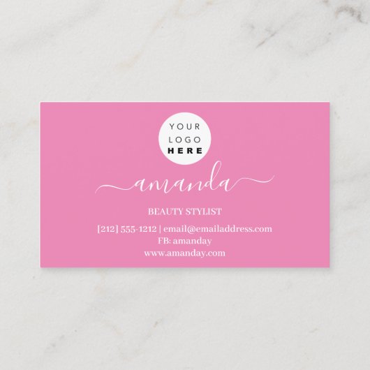 プロフェッショナル美しいメイクアップ金ゴールドラッシュレッドリップ 名刺 (裏面)