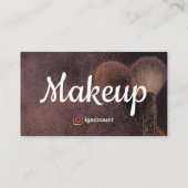プロフェッショナル美しいメーキャップ 名刺 (裏面)