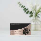 プロフェッショナル美容師まつげ延長バラ 名刺 (スタンド正面)