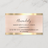 プロフェッショナル美容師コイフールシザーバラVIP 名刺 (裏面)