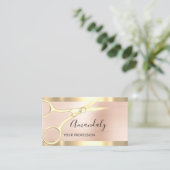 プロフェッショナル美容師コイフールハサミバラ 名刺 (スタンド正面)