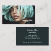 プロフェッショナル美容師スタイリストの名刺 名刺 (正面/裏面)