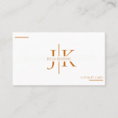 プロフェッショナル美容師モダンミニマルサロン ロイヤリティカード (正面)