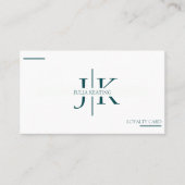 プロフェッショナル美容師モダンミニマルサロン ロイヤリティカード (正面)