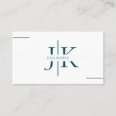 プロフェッショナル美容師モダンミニマルサロン 名刺 (正面)