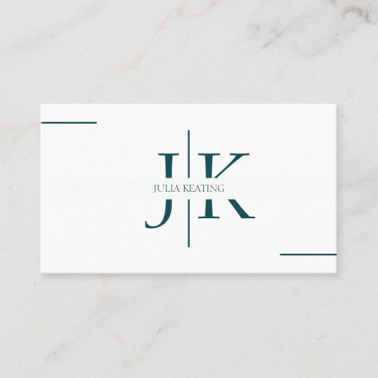 プロフェッショナル美容師モダンミニマルサロン 名刺 (正面)