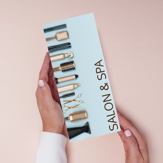 プロフェッショナル美容師価格表サービスサロン ラックカード