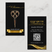 プロフェッショナル美容師美しいサロン 名刺 (正面/裏面)