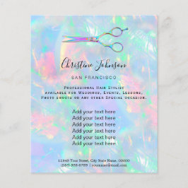 プロフェッショナル美容院オパールデザイン チラシ