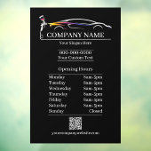 プロフェッショナル自動体絵を描ショップ車の時間 ウィンドウサイン (シート3)