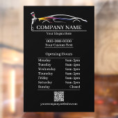 プロフェッショナル自動体絵を描ショップ車の時間 ウィンドウサイン (シート2)