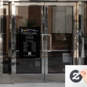 プロフェッショナル自動体絵を描ショップ車の時間 ウィンドウサイン (オフィスドア)