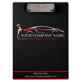 プロフェッショナル自動体絵を描ショップ車の クリップボード (正面)