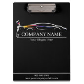 プロフェッショナル自動体絵を描ショップ車の クリップボード (正面)