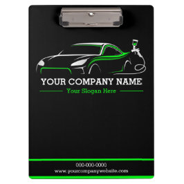 プロフェッショナル自動体絵を描ショップ車の クリップボード