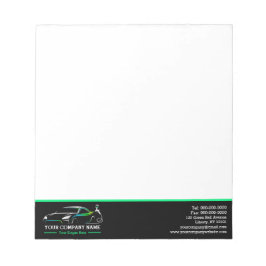 プロフェッショナル自動体絵を描ショップ車の ノートパッド