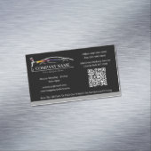 プロフェッショナル自動体絵を描ショップ車の マグネット名刺 (インサイチュ)