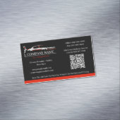 プロフェッショナル自動体絵を描ショップ車の マグネット名刺 (インサイチュ)