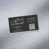 プロフェッショナル自動体絵を描ショップ車の マグネット名刺 (インサイチュ)