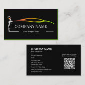 プロフェッショナル自動体絵を描ショップ車の 名刺 (正面/裏面)