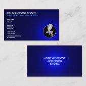 プロフェッショナル自動体絵画ズ |青 名刺 (正面/裏面)