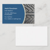 プロフェッショナル自動整備士タイヤ 名刺 (正面/裏面)