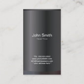 プロフェッショナル自動補修Plumbing Handyman 名刺 (裏面)