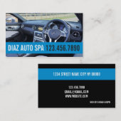 プロフェッショナル自動詳細名刺 名刺 (正面/裏面)