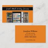 プロフェッショナル自動販売機サービス名刺 名刺 (正面/裏面)