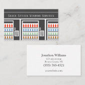 プロフェッショナル自動販売機サービス名刺 名刺 (正面/裏面)