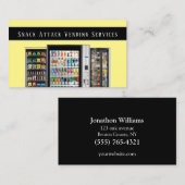 プロフェッショナル自動販売機サービス名刺 名刺 (正面/裏面)