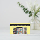 プロフェッショナル自動販売機サービス名刺 名刺 (スタンド正面)