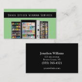 プロフェッショナル自動販売機サービス名刺 名刺 (正面/裏面)