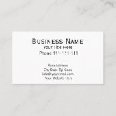 プロフェッショナル自動販売機 名刺 (裏面)