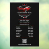 プロフェッショナル自動車洗車会社時間の詳細 ウィンドウサイン (シート3)