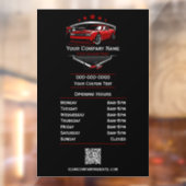 プロフェッショナル自動車洗車会社時間の詳細 ウィンドウサイン (シート2)