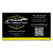 プロフェッショナル自動車詳細洗車会社 マグネット名刺 (正面)