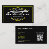 プロフェッショナル自動車詳細洗車会社 名刺 (正面/裏面)