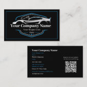 プロフェッショナル自動車詳細洗車会社 名刺 (正面/裏面)