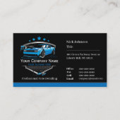 プロフェッショナル自動車詳細洗車会社 名刺 (正面)