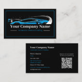 プロフェッショナル自動車詳細洗車会社 名刺 (正面/裏面)