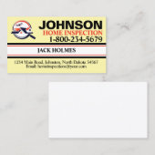 プロフェッショナル自宅検査 名刺 (正面/裏面)