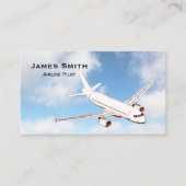 プロフェッショナル航空パイロット、カスタム航空カード 名刺 (正面)