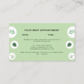 プロフェッショナル芝生と木気に 予約カード (裏面)