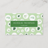 プロフェッショナル芝生と木気に 予約カード (正面)