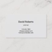 プロフェッショナル芝生気にと造園サービス 名刺 (裏面)